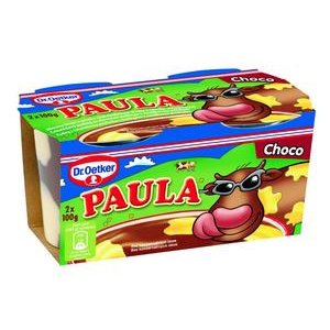 Paula - pudingový dezert s čokoládovo-vanilkovou príchuťou 2x100g