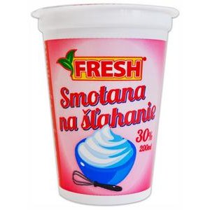 Smotana na šľahanie"FRESH" 30% 200ml