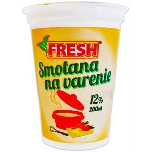 Smotana na varenie čerstvá "FRESH" 12% 200ml