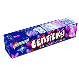 Lentilky srdiečka v skladačke 28g