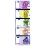 Eurobankovky - miničokolády Maîtr Truffout 5x15g