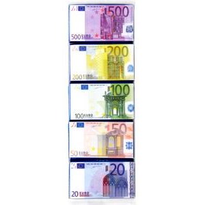 Eurobankovky - miničokolády Maîtr Truffout 5x15g