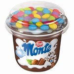 Monte Zott Cup-Mliečny dezert čoko-orieškový s kakaovým dražé 70g