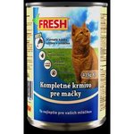 Krmivo pre mačky s rybacím mäsom "FRESH" 415g/konzerva