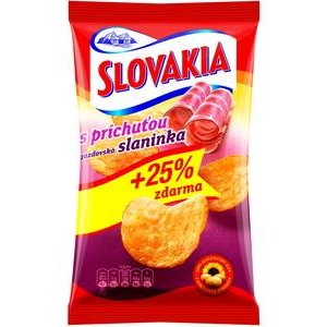 Slovakia Chips slaninové 75g+25%