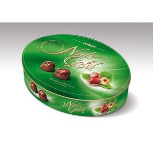 Magnat Nuts Gold - oriešky v mliečnej čokoláde - pralinky v plech.krabičke 245 g