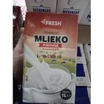 Trvanlivé mlieko plnotučné "FRESH" 3,5% 1l