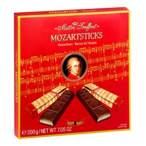 Mozart Sticks Maitre Truffout - tyčinky z horkej čok s marcipán-pistácio.náplňou 200g