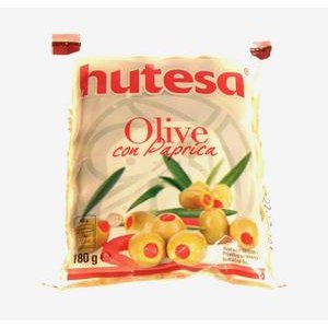 Olivy Zelené bez kôstky v slanom náleve Hutesa 180g/sáčok