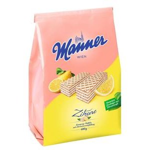 Manner oblátky plnené Citrónovou náplňou 400 g