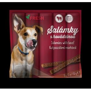 Salámky pre psov - Hovädzie 55 g