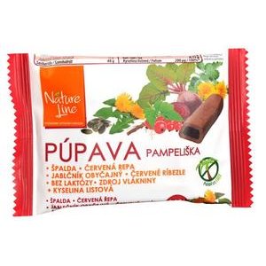 Púpava Nature Line-celozrnné sušienky špaldové s náplňou z koreňa púpavy 50 g