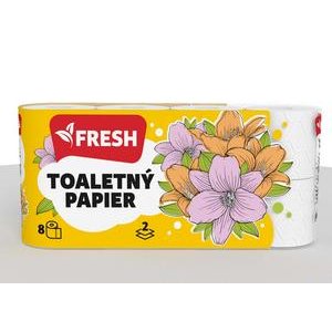 Fresh Toaletny papier 2 vrstvy 18 metrov - 8 ks