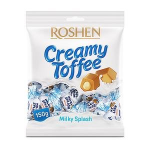 Roshen Creamy Toffee - Karamely s mliečnu náplňou Milky Splash 150 g