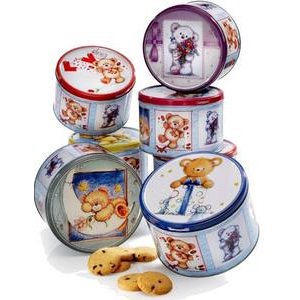 Teddy Bears - cookies s čokoládou v plechovke 150 g