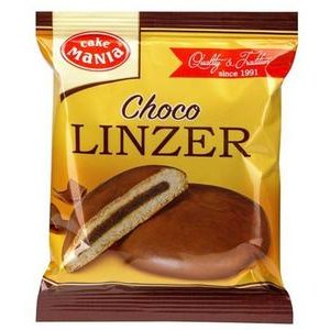 Choco Linzer Cake Mania 80g-Koláč z lineckého cesta s jabl.marmelád.v kak.poleve