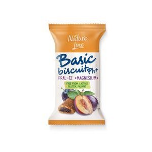 Basic Biscuit Ph+ Nature Line Plum 50 g-Bázické sušienky plnené slivkovou náplňou