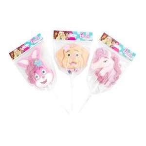 Barbie Mallow Pop 35 g - Maršmelou lízanka v tvare psíkov a mačičiek