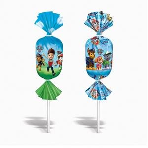 Paw Patrola/Labková Patrola Mega lízanka - 15 ks farebných lízaniek po 8g (120g)