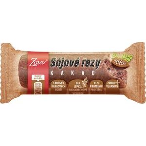 Sojové rezy Zora - tyčinka s kakaovými bôbmi s 13 % proteínu 45 g