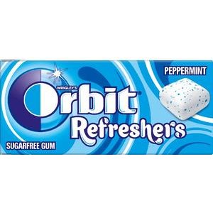 Zuvacka Orbit draze Refreshers Peppermint 7 ks/15,6g