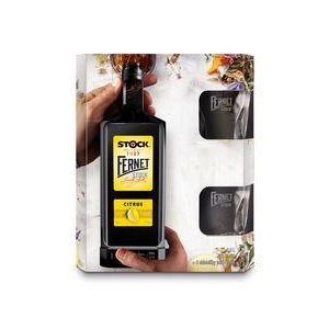 Fernet Stock Citrus 27% 0,5l + 2 Poháre