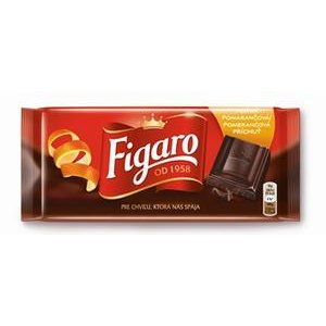 Figaro čokoláda Horká s Pomarančovou príchuťou 90 g