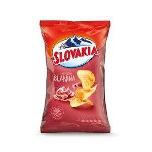 Slovakia Chips s príchuťou Slaniny 140 g