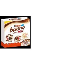 Kinder Bueno Mini Mix 130g - zmes mini tyč.Kinder Bueno rôzného typu v skladačke