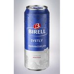 Birell - svetle nealkoholicke pivo 0,5 l / plech