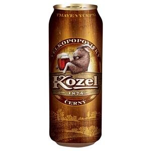 Velkopopovický Kozel Čierny - pivo konzumné tmavé 0,5 l / plechovka