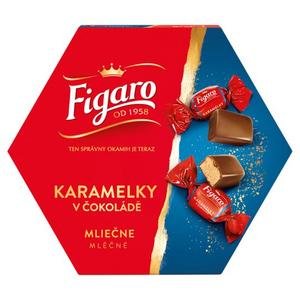 Karamelky v čokoláde - Mliečne Figaro 238g