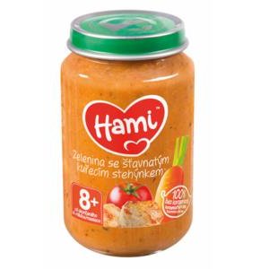 Hami Príkrm pre deti od 6.mesiaca - Zelenina s kuracím stehienkom 200 g