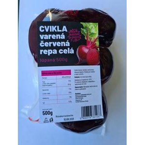 Cvikla - Červená Repa Celá - vákuovo balená 500g / vreco