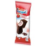 Kinder Pingui Jahoda 30g - Piškóty s mliečno-jahodovou náplňou v čokoláde (chlad)