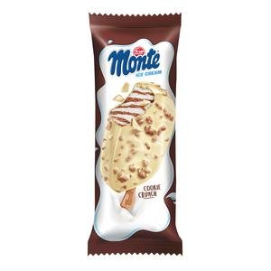 Zott Monte Ice Stick Cookie Crunch 100ml, Mliečny nanuk s chrumkavými sušienkami a bielou čokoládou