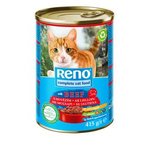 Krmivo pre mačky s Hovädzím mäsom Reno 415 g / konzerva