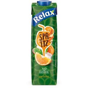 Relax Spritz džús, ovocný nápoj - príchuť jablko - pomaranč 1 l /TP