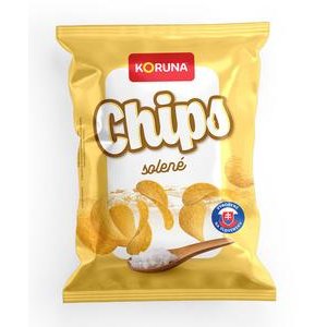 Koruna Chips solené 150g