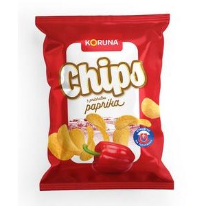 Koruna Chips s príchuťou paprika 150g