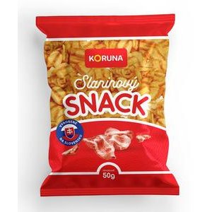 Koruna - Snack s príchuťou slaniny 50g