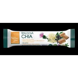 Chia Nature Line-špaldové sušienky s náplňou z bazy čiernej 65 g