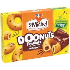 St.Michel Donuty plnené čokoládou 180 g - francúzske jemné pečivo