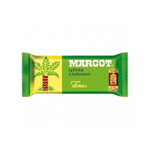 Margot-Sójová tyčinka máčaná v tmavej poleve s kokosovo-rumovou príchuťou 80g/RETRO EDÍCIA
