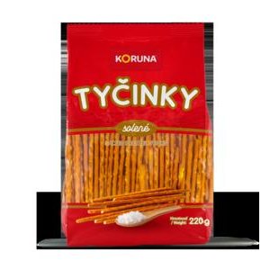 Koruna - Tyčinky solené 220 g