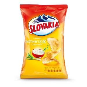 Slovakia Chips Smotanový syr a jarná cibuľka 130 g