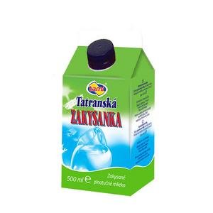 Tatranská zakysanka - zakysané plnotučné mlieko 500ml