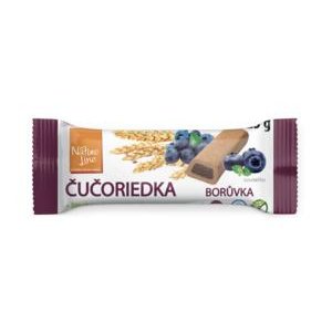 Čučoriedka Nature Line-celozrnné sušienky špaldové s čučoriedkovou náplňou 25 g