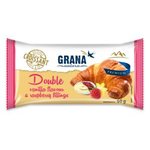 Croissant Grana s náplňou s vanilkovou príchuťou a malinovou náplňou 60 g