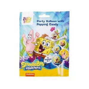Sponge Bob Party Balloon s praskacím práškom 8g